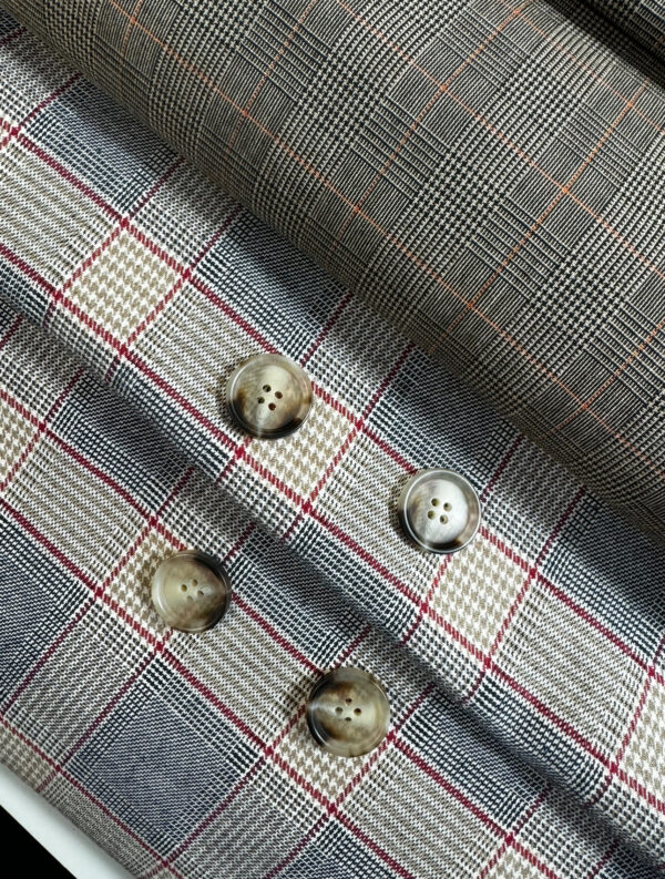 Wool-based suiting fabric