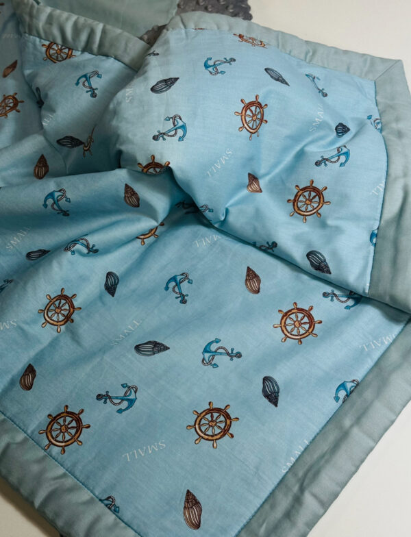Fleece & Cotton children blanket "Nautical"