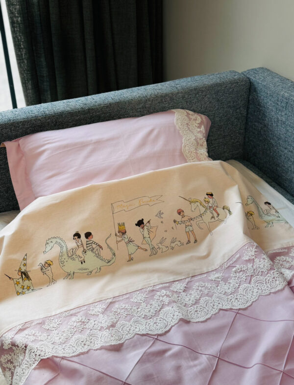 Duvet set "Magical parade with lace" 1-5years