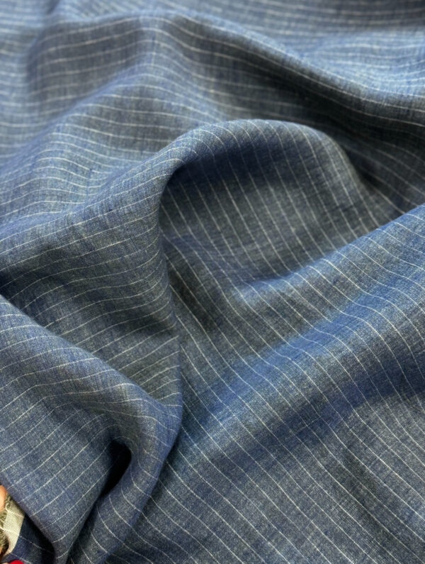 Linen  striped for suits - Image 3