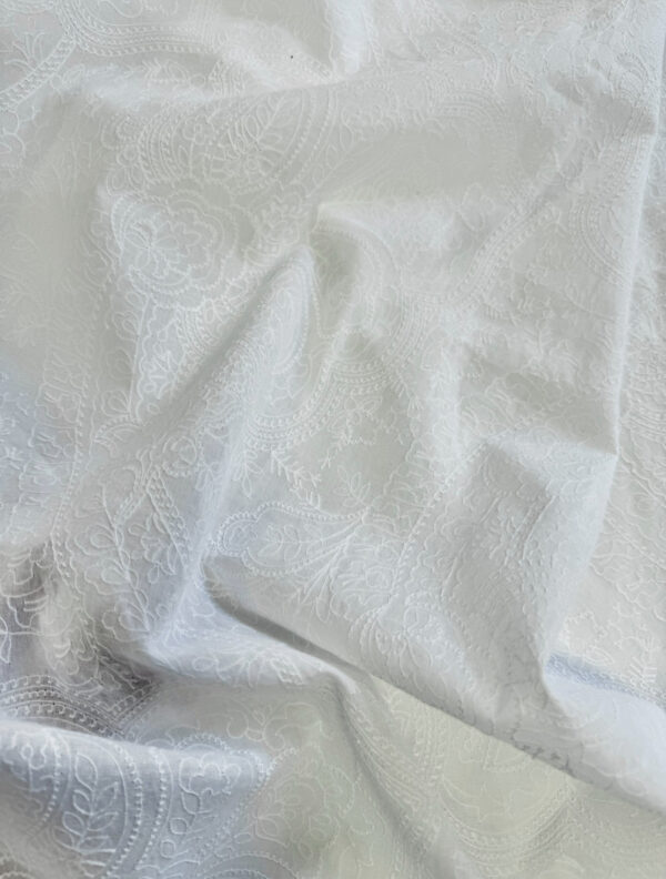 Embroided cotton