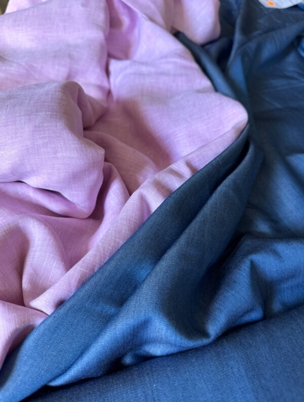 Branded lilac linen from L.Piana - Image 2