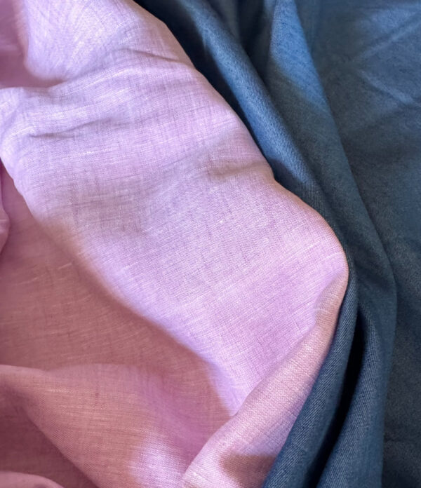 Branded lilac linen from L.Piana - Image 4