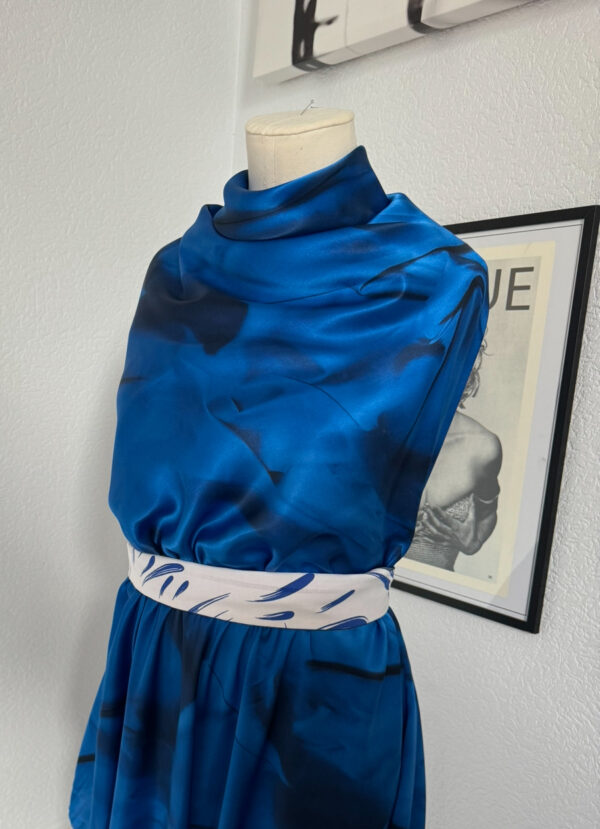 Silk "Blue wave" - Image 4