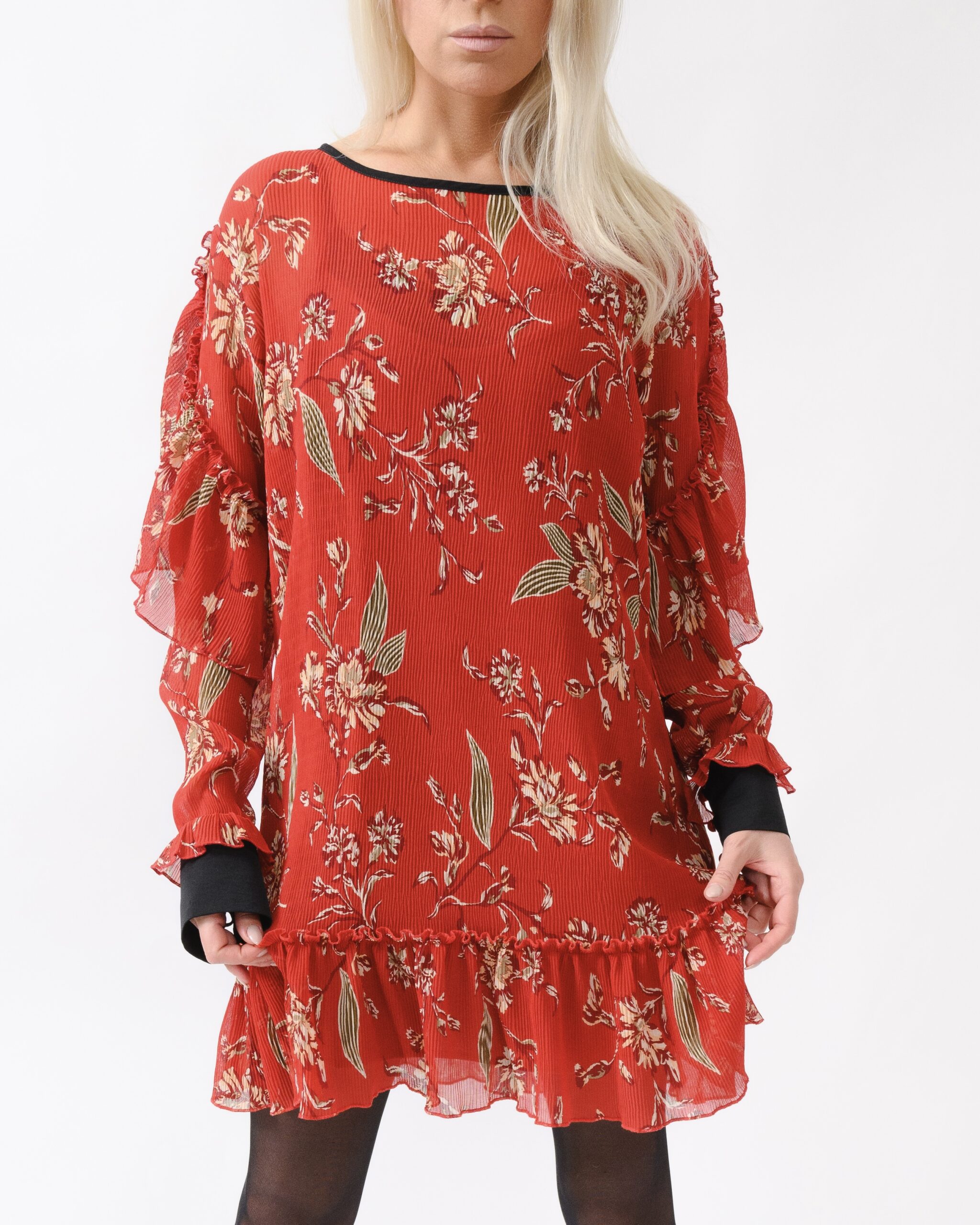 Scarlet Blossom Red Dress — Lightness and Brightness in Every Move - Image 3